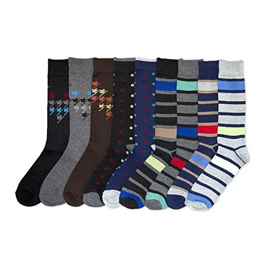 12-Pack: Men's Crew Dress Socks
