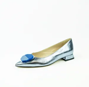 25202 Comfortable flat with bi-color accessory,