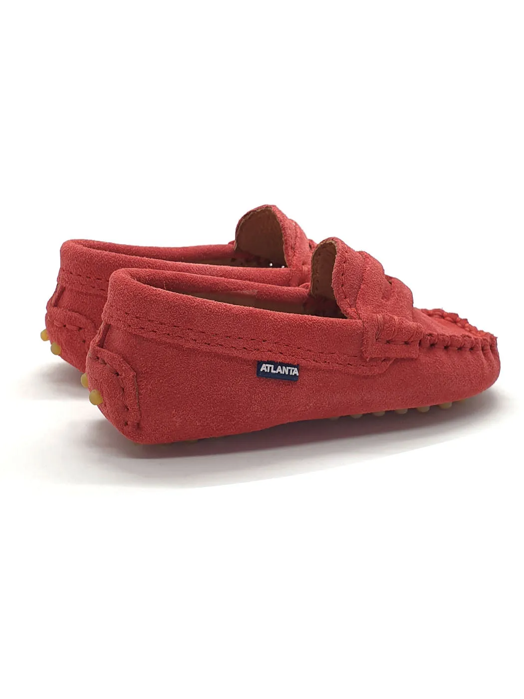 Atlanta Mocassin- Baby Shoes Moccasins Red-002G022