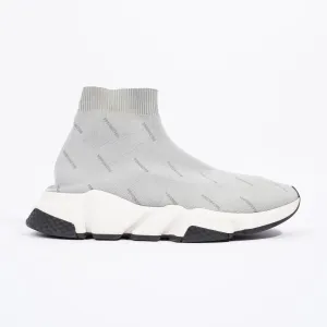 Balenciaga Mens Speed Grey Logo All Over EU 40 / UK 6