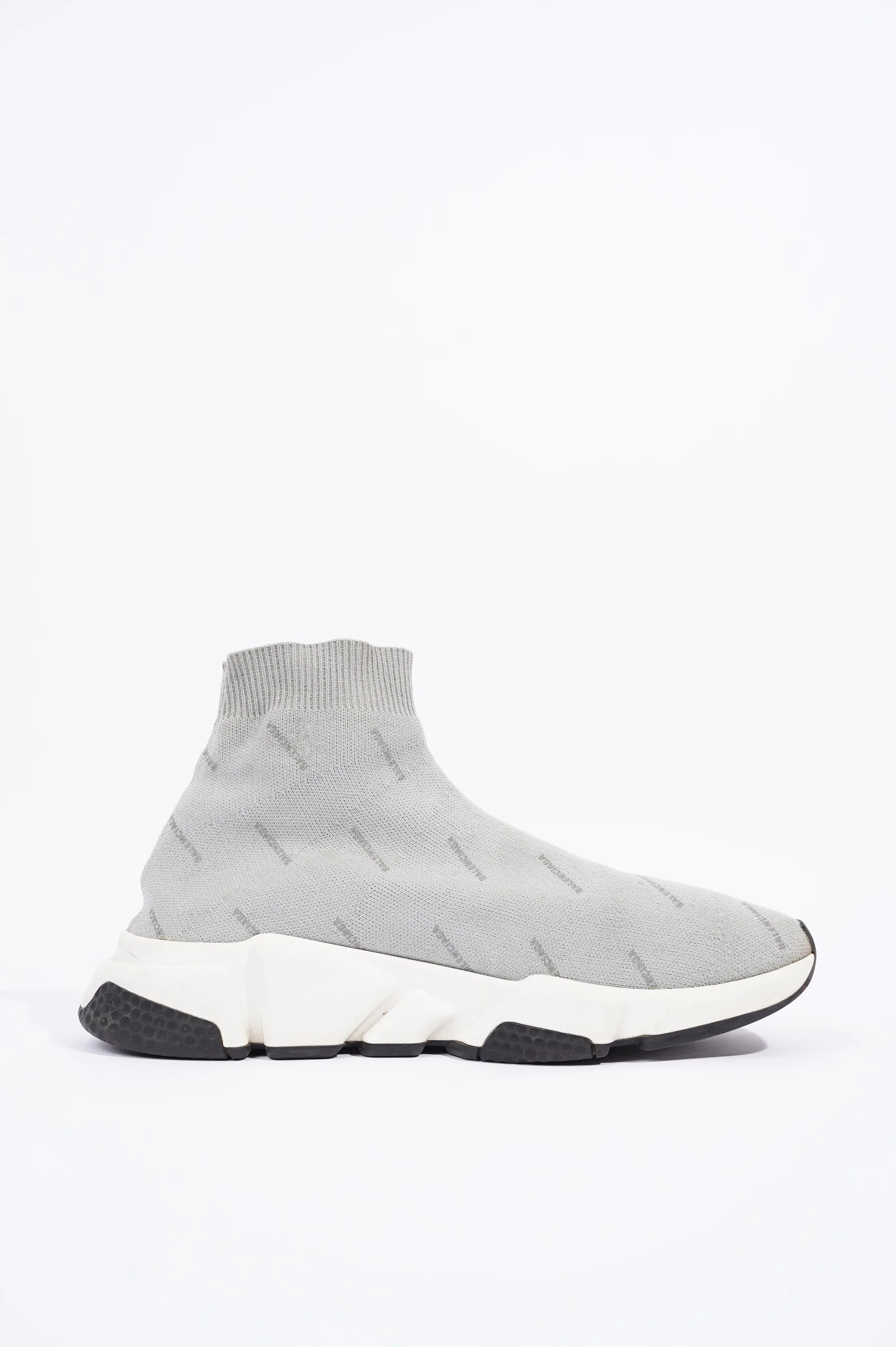 Balenciaga Mens Speed Grey Logo All Over EU 40 / UK 6