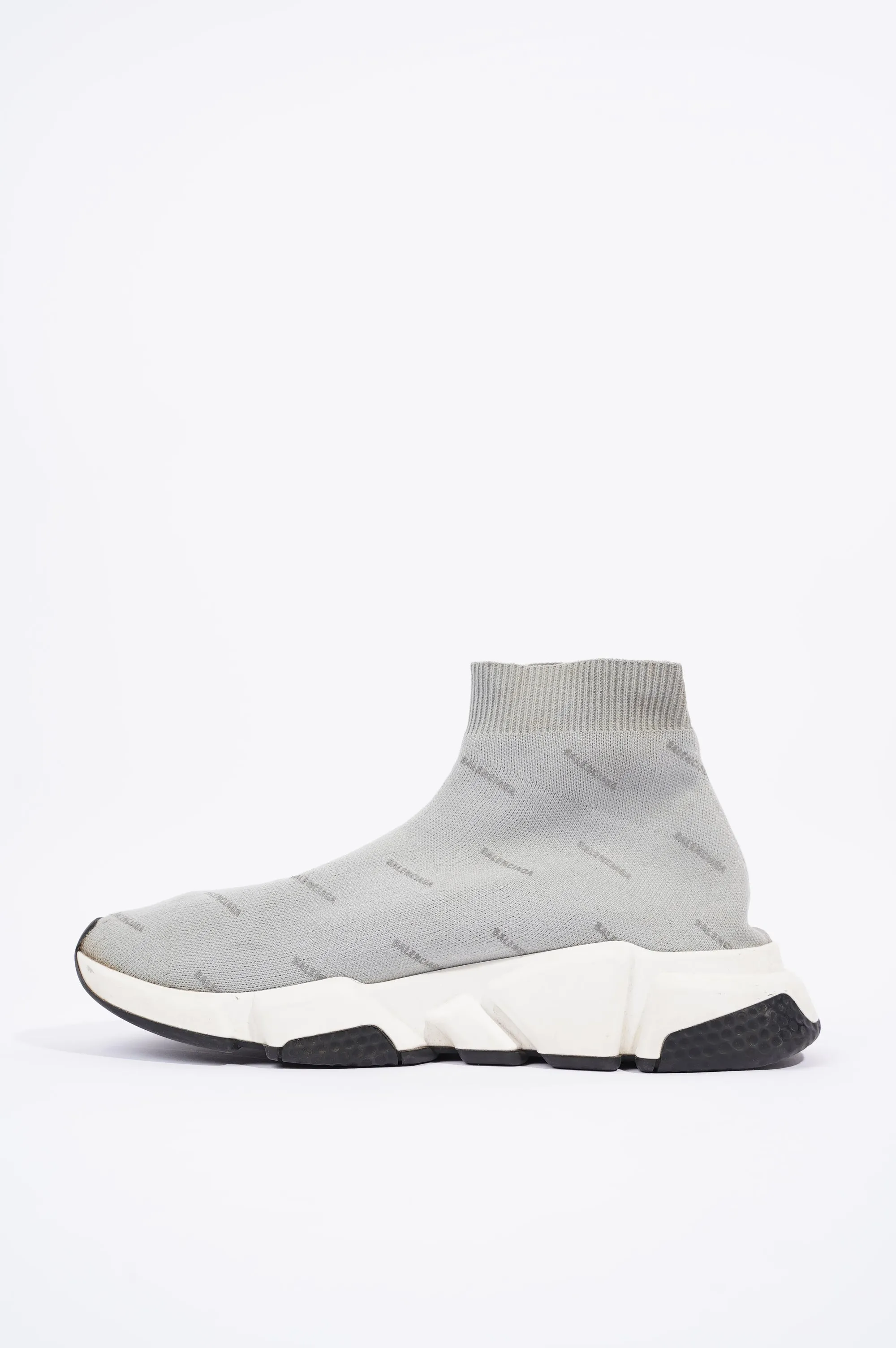 Balenciaga Mens Speed Grey Logo All Over EU 40 / UK 6