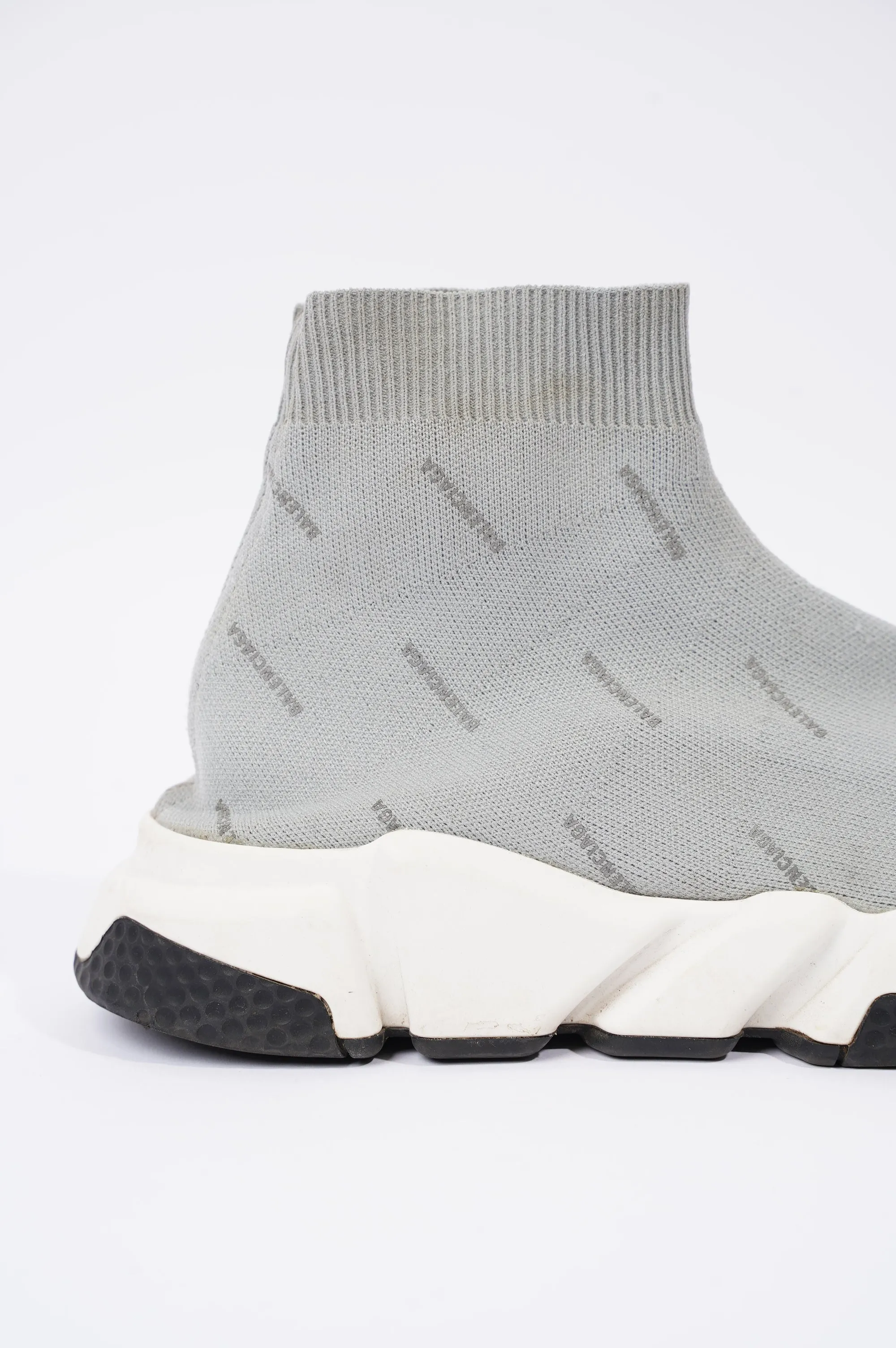 Balenciaga Mens Speed Grey Logo All Over EU 40 / UK 6