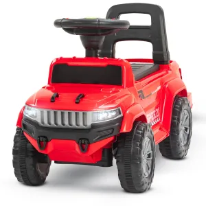 Baybee Speedy Baby Ride on Car for Kids, Push Ride on Toy Jeep with Music & LED Light, Toddlers Push Ride Baby Kids Car with Backrest, Under Seat Storage to Steering Wheel Drive 1 to 4 Years