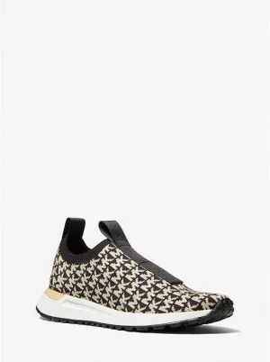 Bodie Metallic Logo Jacquard Slip-On Trainer