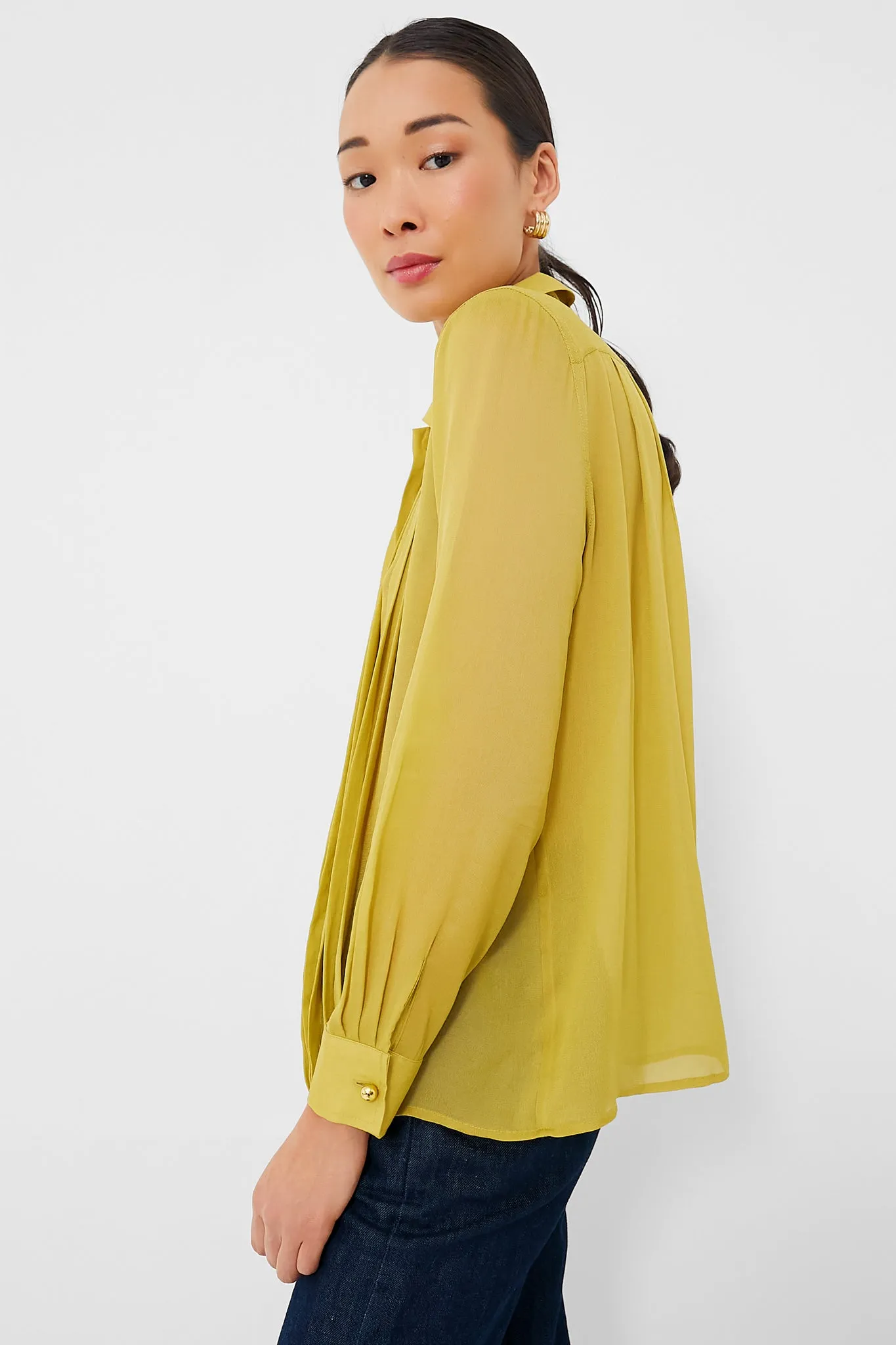Chartreuse Natalia Blouse