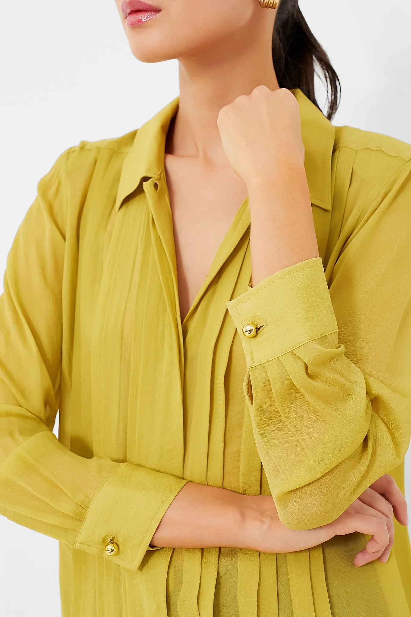 Chartreuse Natalia Blouse