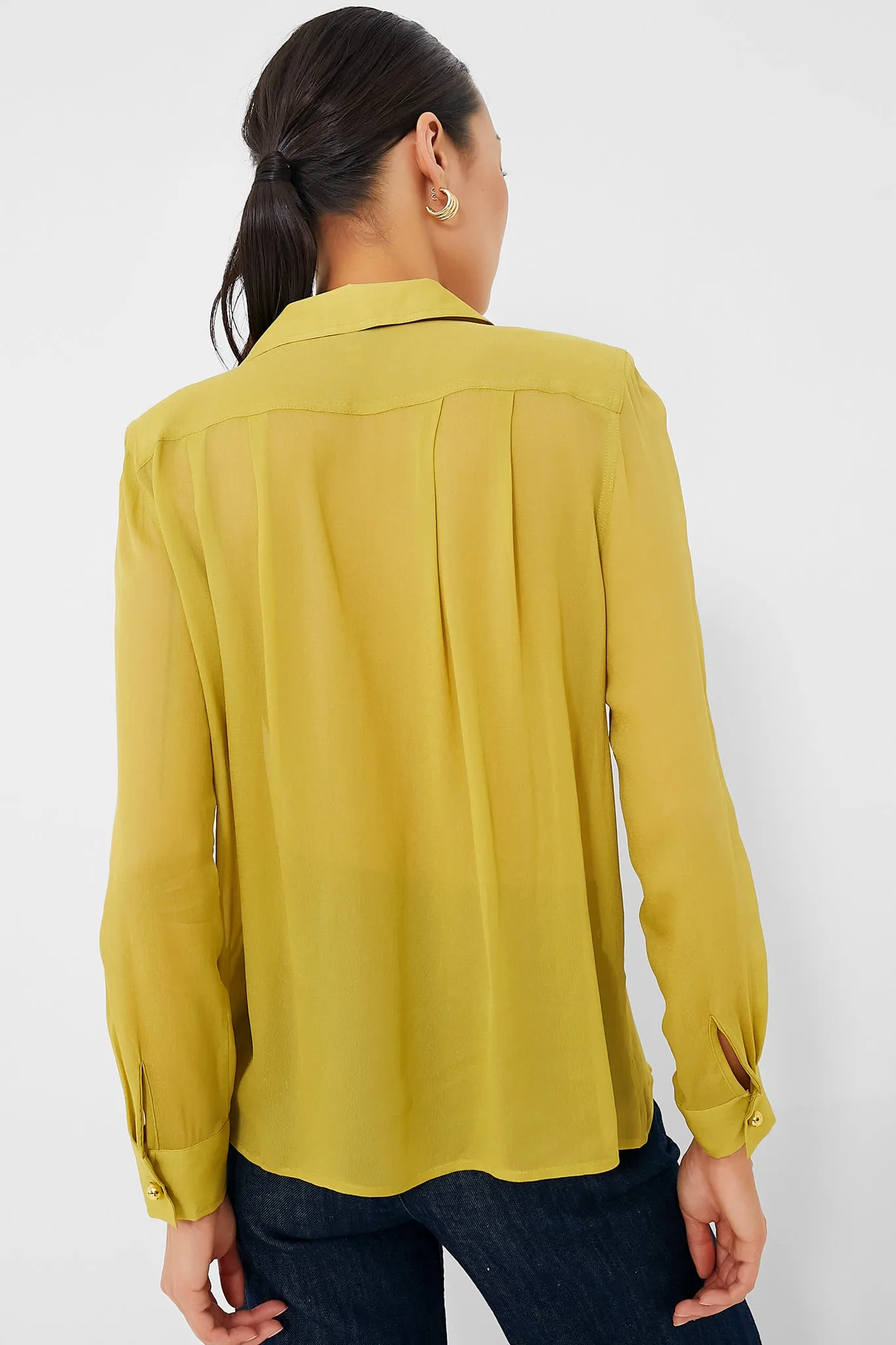 Chartreuse Natalia Blouse