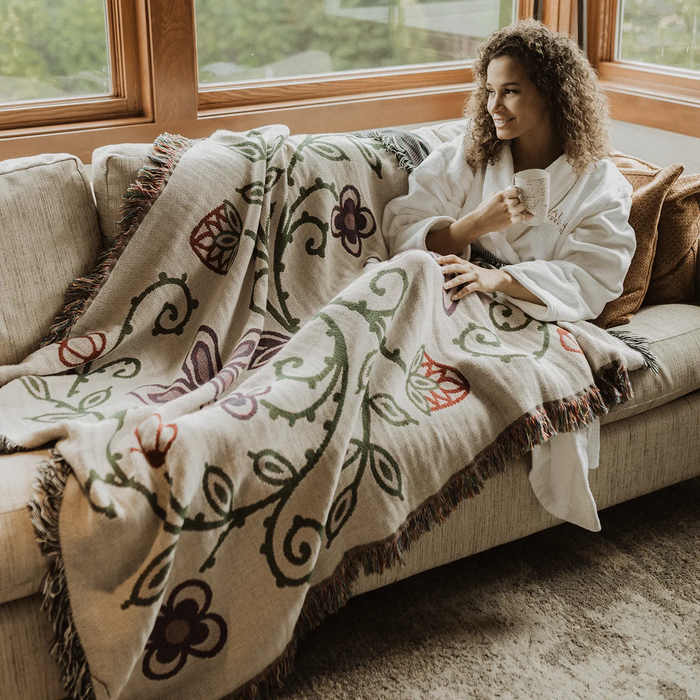 Classic Woodland Throw Blanket