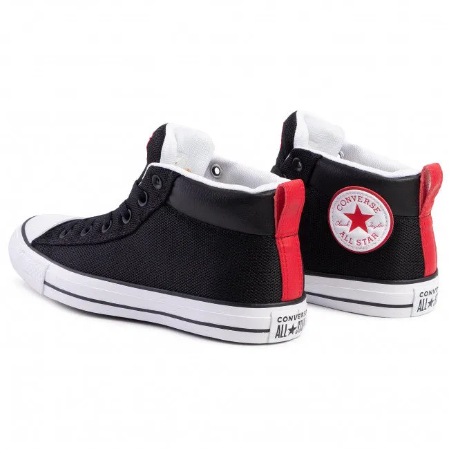 Converse Chuck Taylor All Star Street Mid Black Red