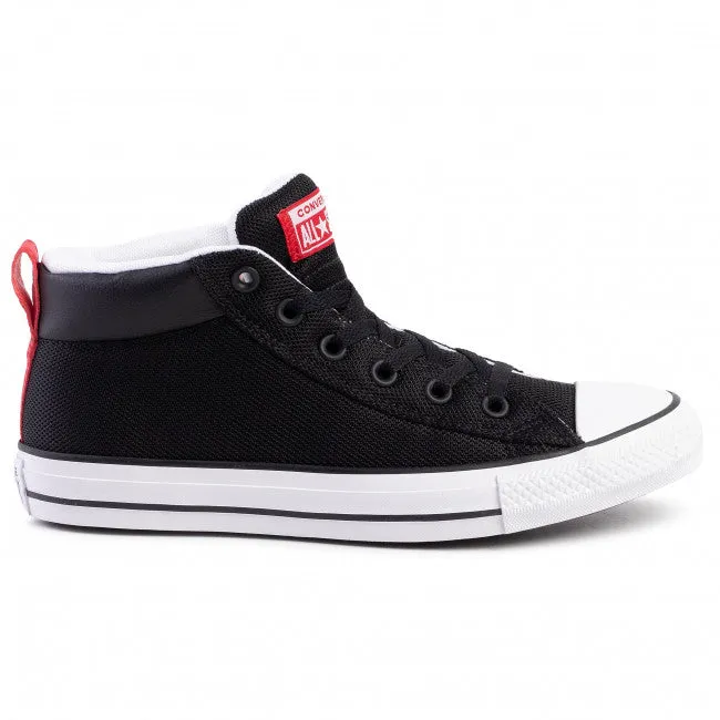 Converse Chuck Taylor All Star Street Mid Black Red