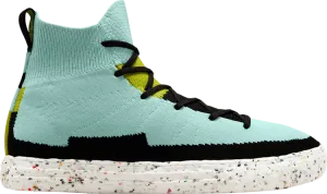 Converse Renew Chuck Taylor All Star Crater Knit High Soft Aloe Sneakers, Green