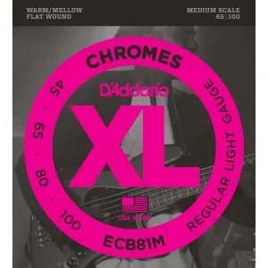 D'Addario ECB81M Medium Scale Flats