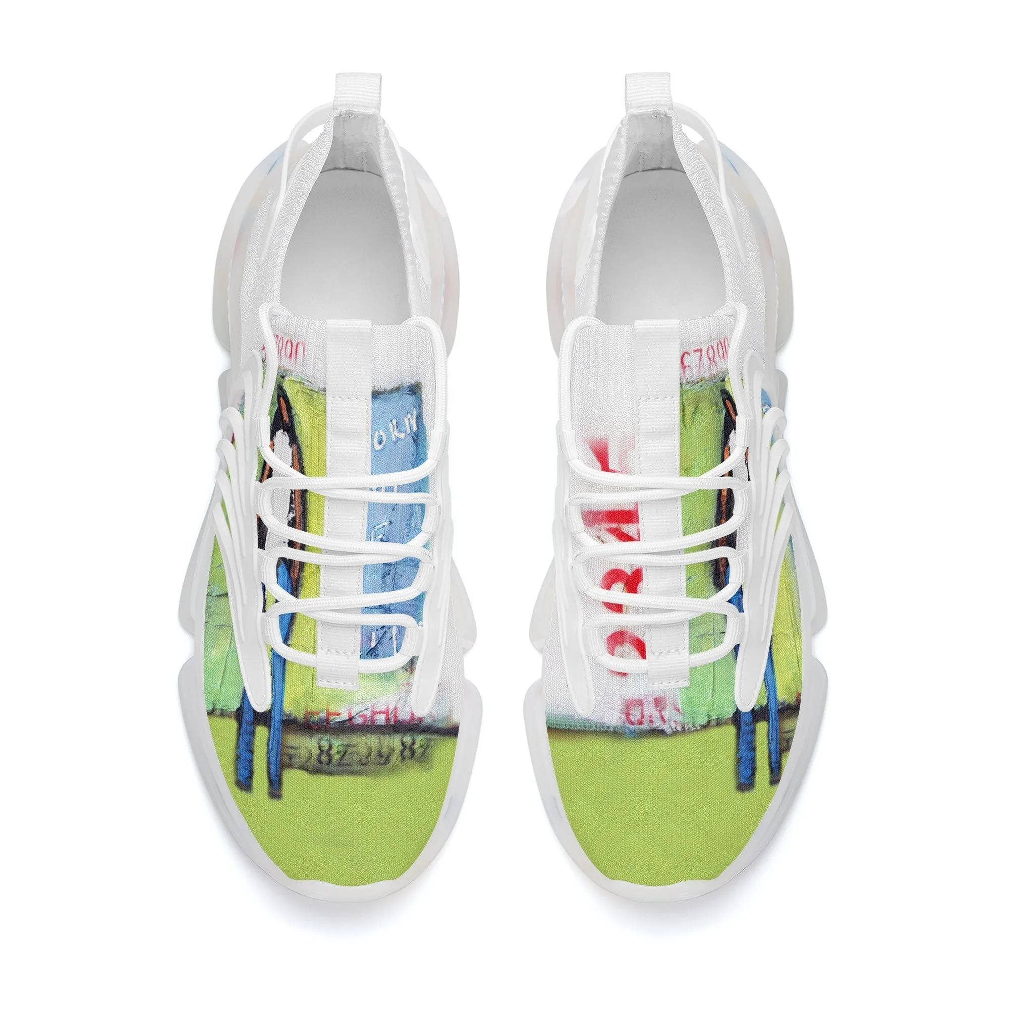 Earth Air Max React Sneakers - White