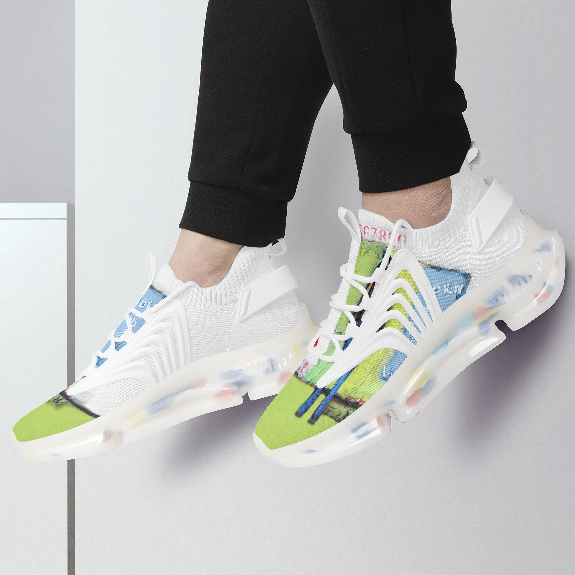 Earth Air Max React Sneakers - White