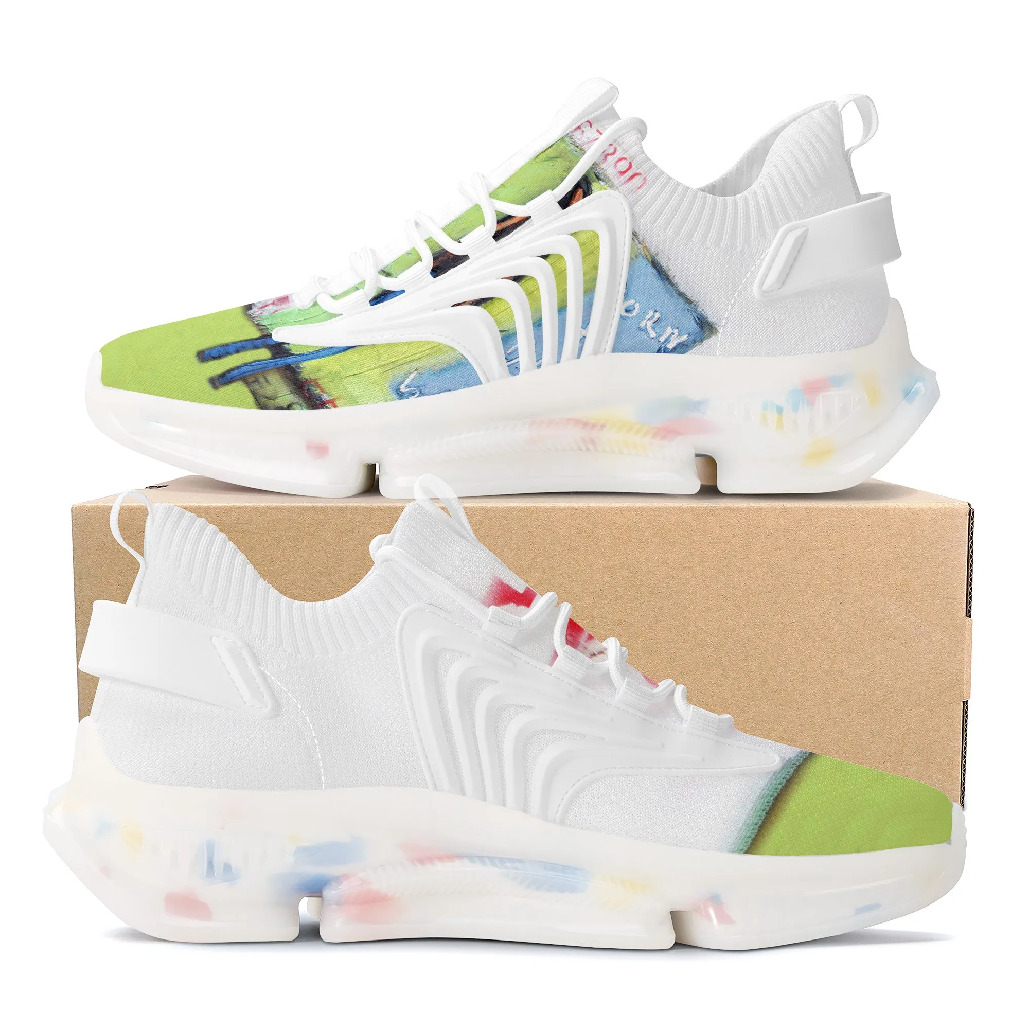 Earth Air Max React Sneakers - White