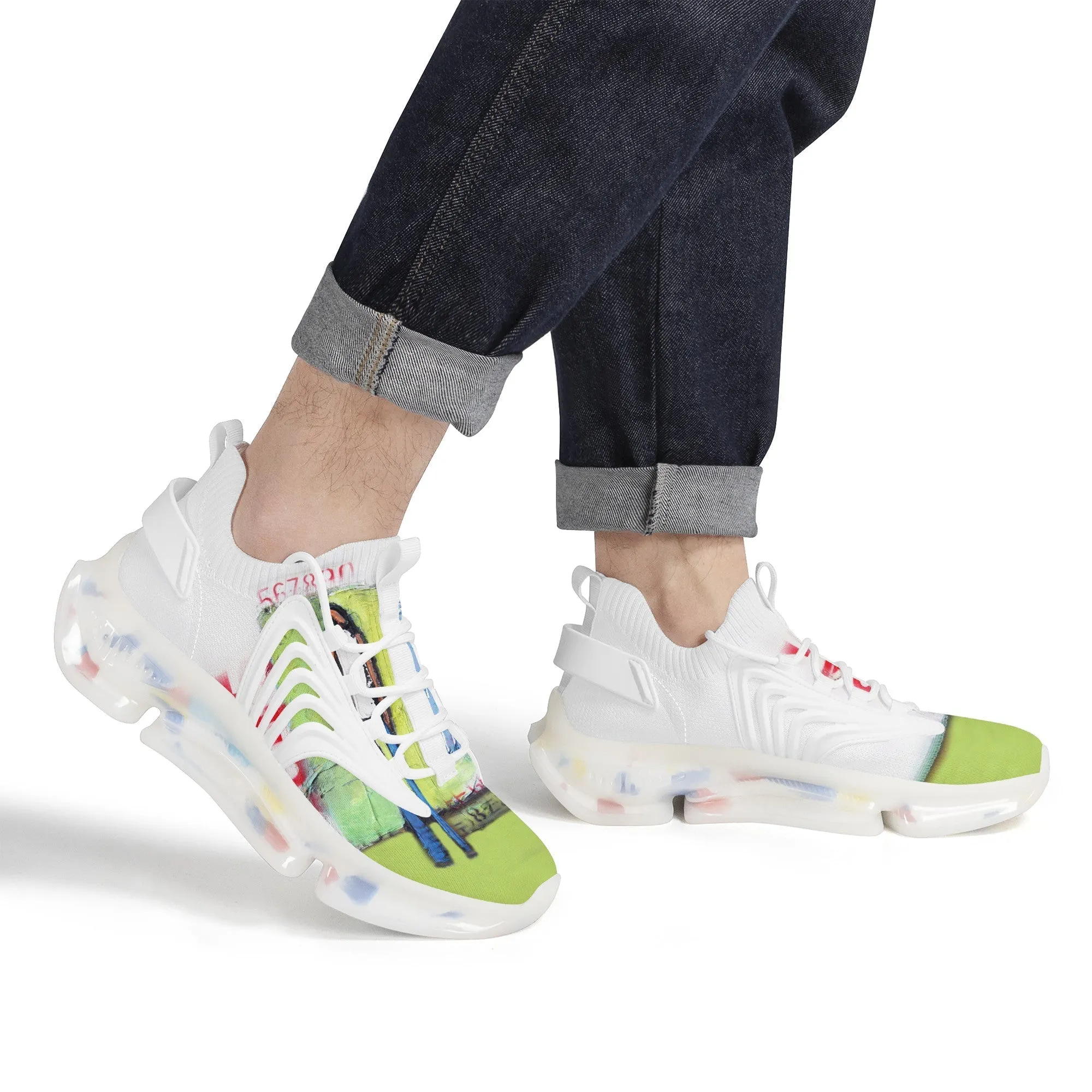 Earth Air Max React Sneakers - White