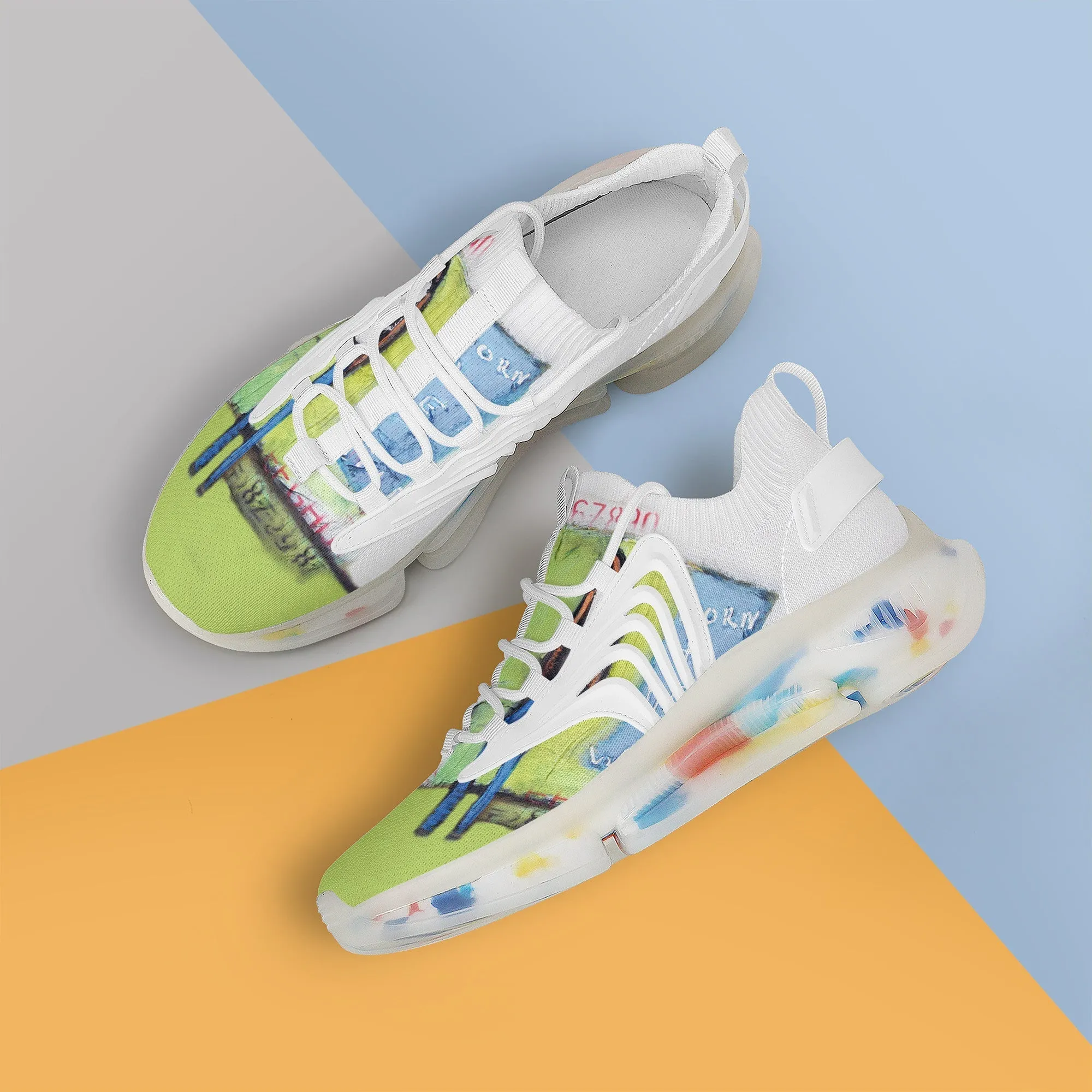 Earth Air Max React Sneakers - White