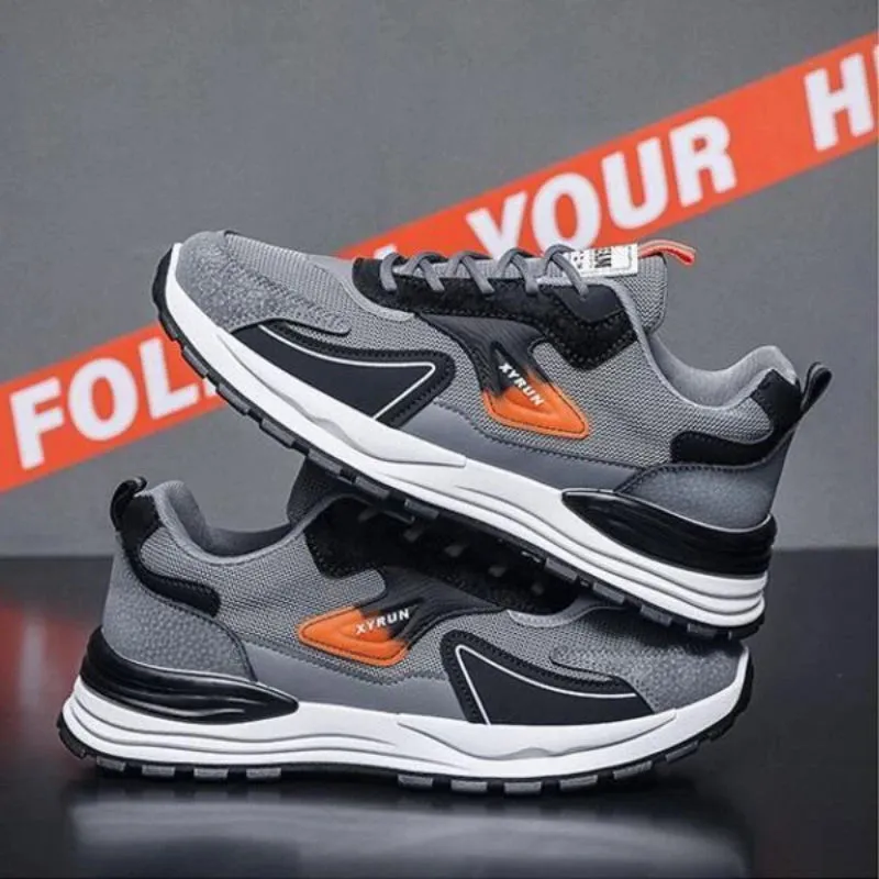 Fashion OB Versatile Mesh Anti-Slip Platform Sneakers