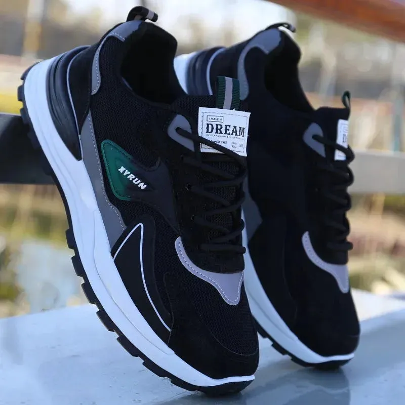 Fashion OB Versatile Mesh Anti-Slip Platform Sneakers