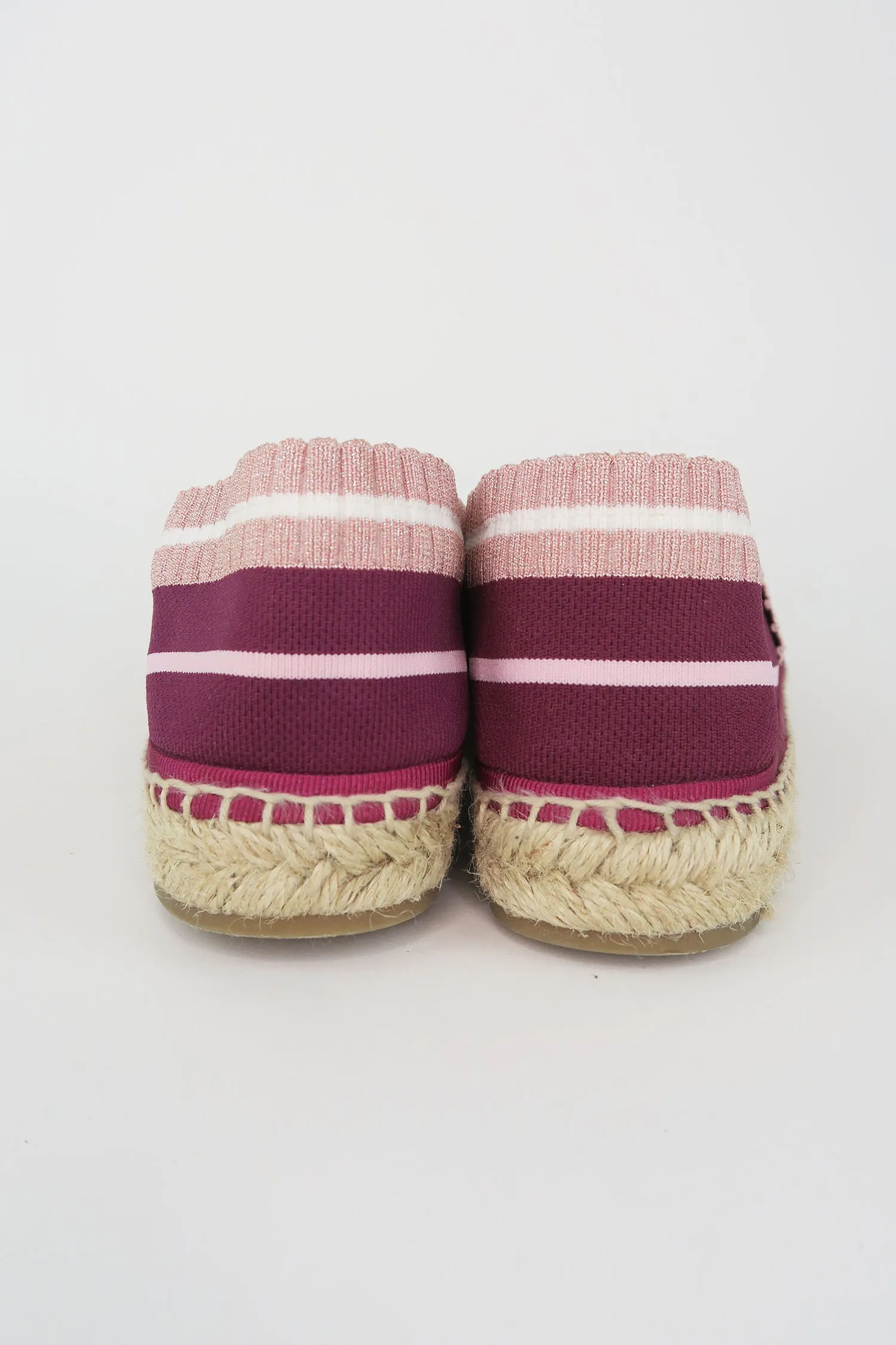 Fendi Canvas Printed Espadrilles sz 36