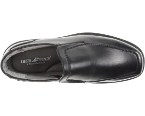Greenpoint Slip-On Loafer Deer Stags, black