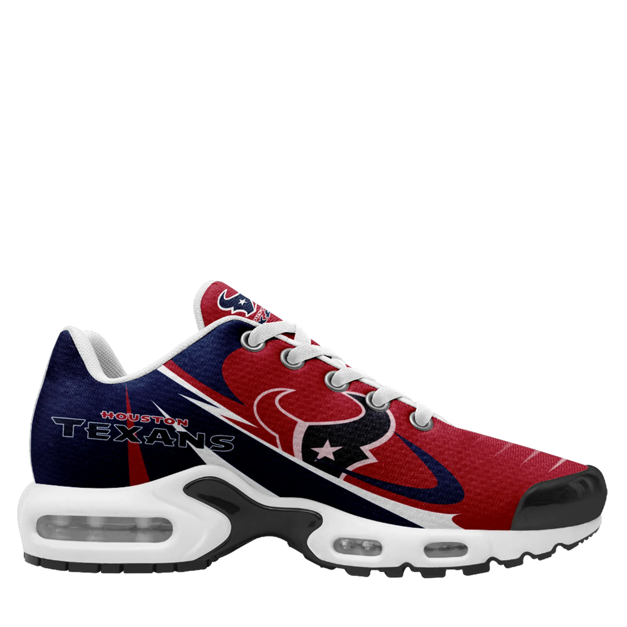 Houston Texans- Fashion Men/Women Sports Shoes Sports Wear Shoes NFL Game Comfortable and Breathable