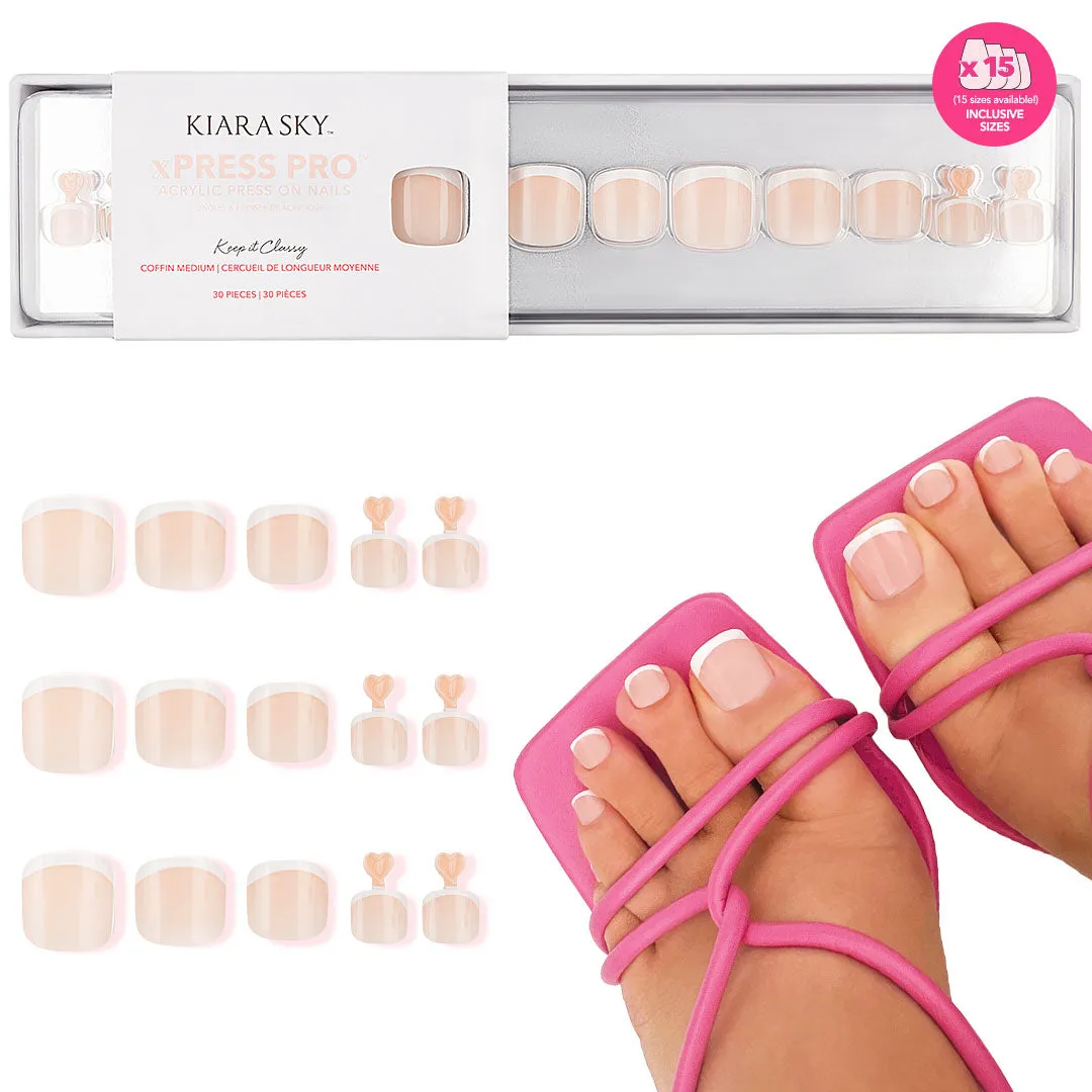Keep It Classy - Toe Press Ons