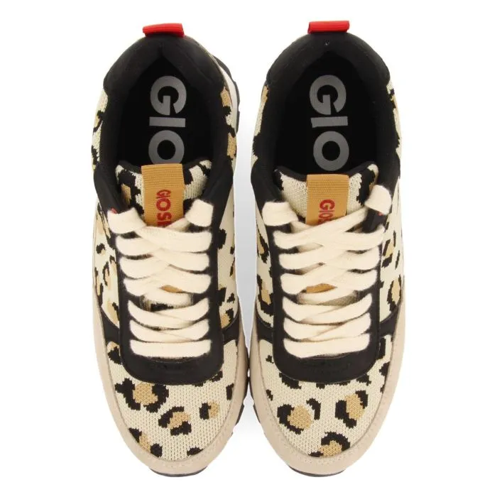 LEOPARD-PRINT WEDGE SUPER CONFY SNEAKERS