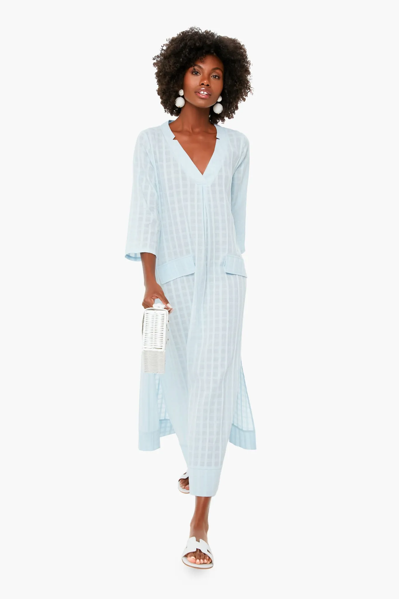 Light Blue Carolina Caftan