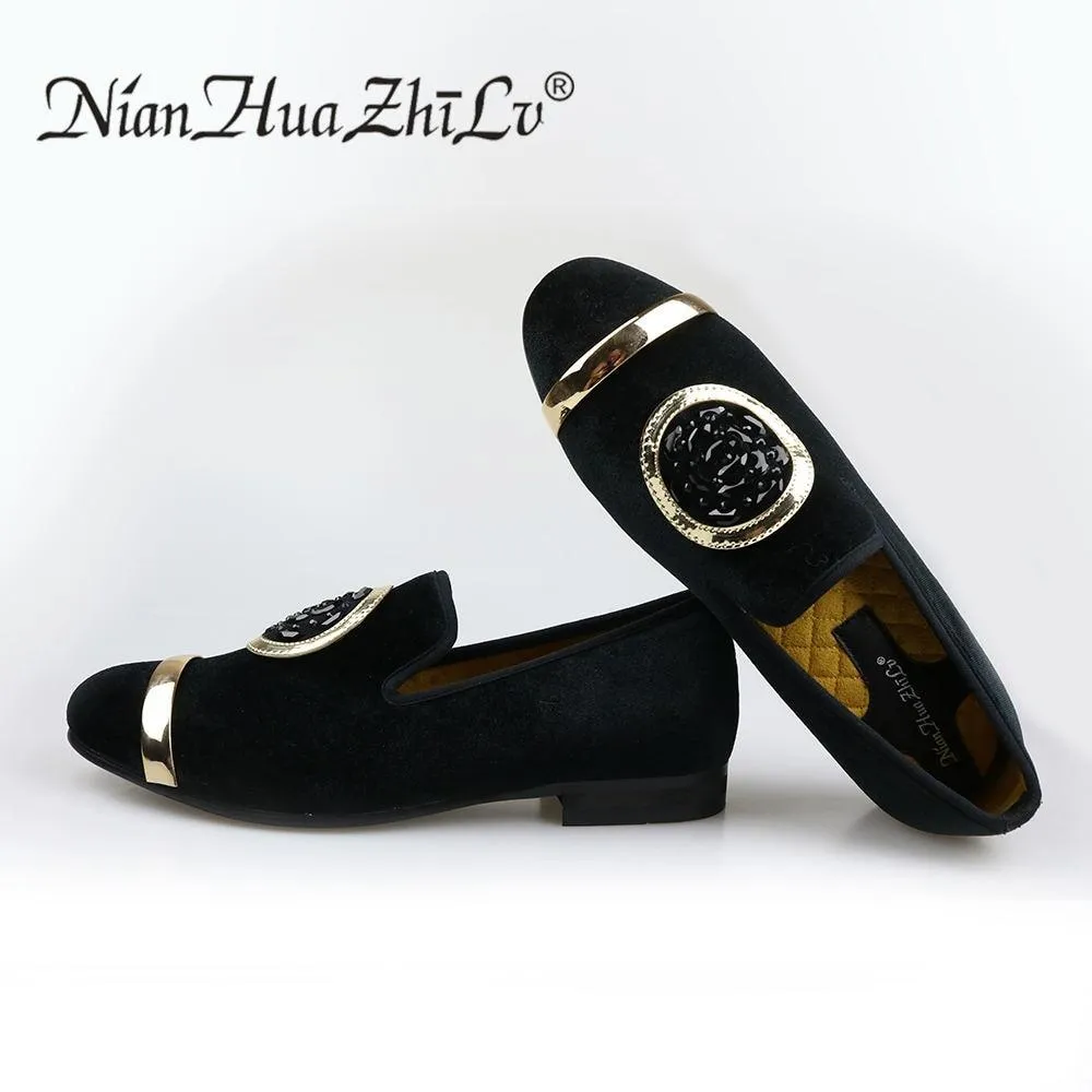 Luxury Handcrafted Velvet Dress Shoes