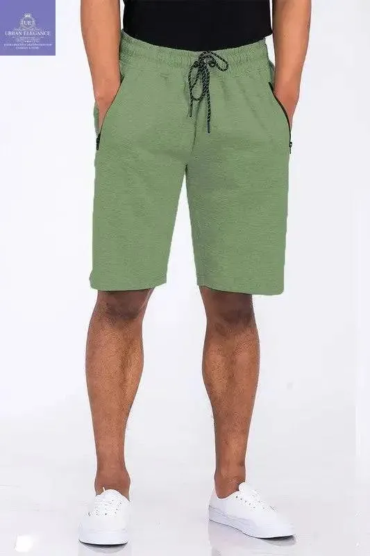 Men's Cotton Blend Athletic Lounge Shorts