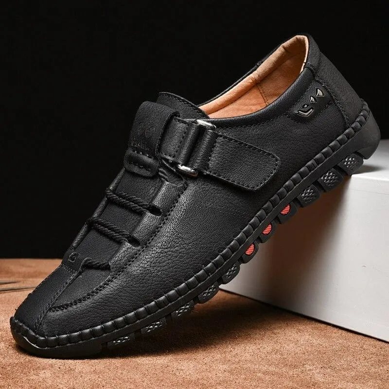 Mens Men Handmade Casual Fashion Sneakers Genuine Leather Loafers Moccasins Breathable Slip On Shoes