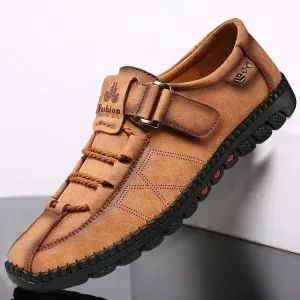 Mens Men Handmade Casual Fashion Sneakers Genuine Leather Loafers Moccasins Breathable Slip On Shoes