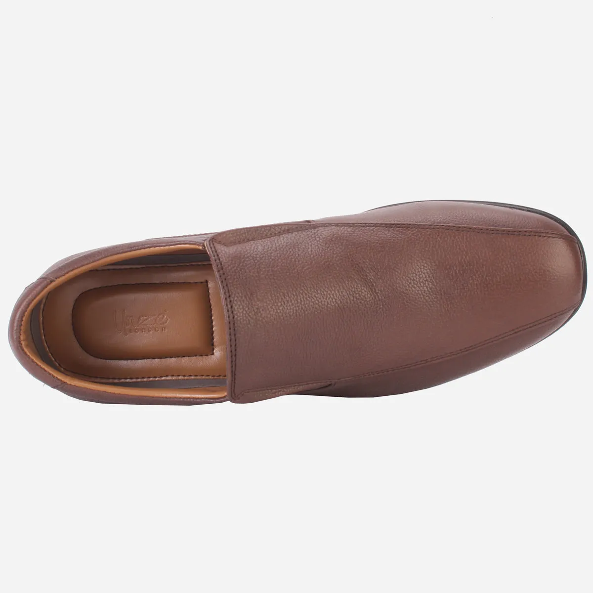 Mens "MANDY" Leather Formal Slip-on Dress Shoes
