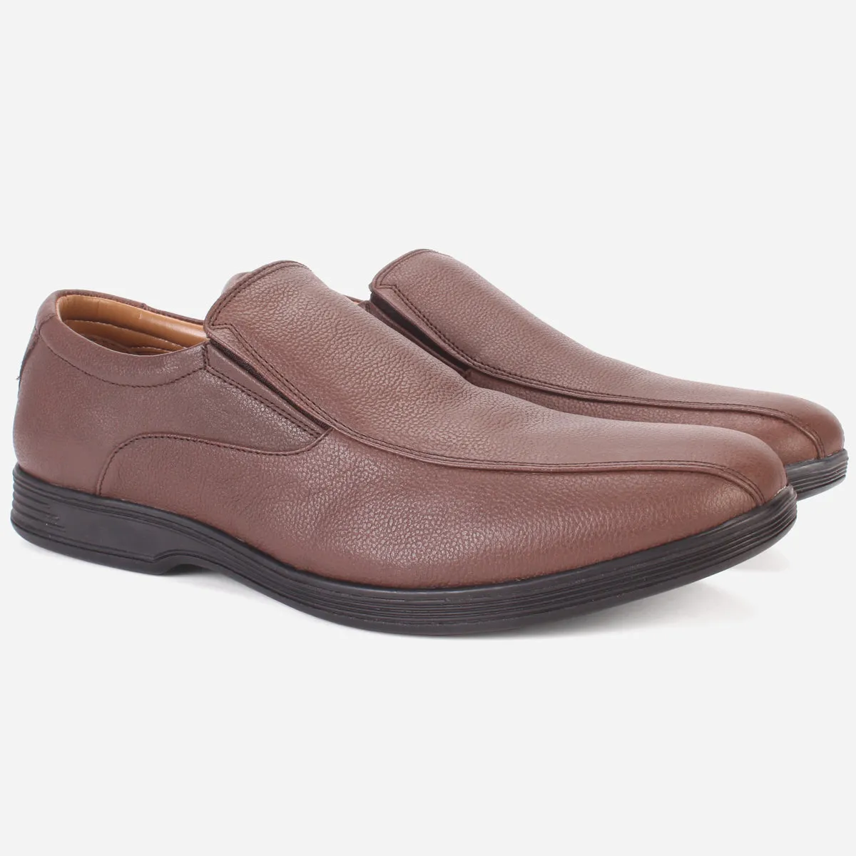 Mens "MANDY" Leather Formal Slip-on Dress Shoes