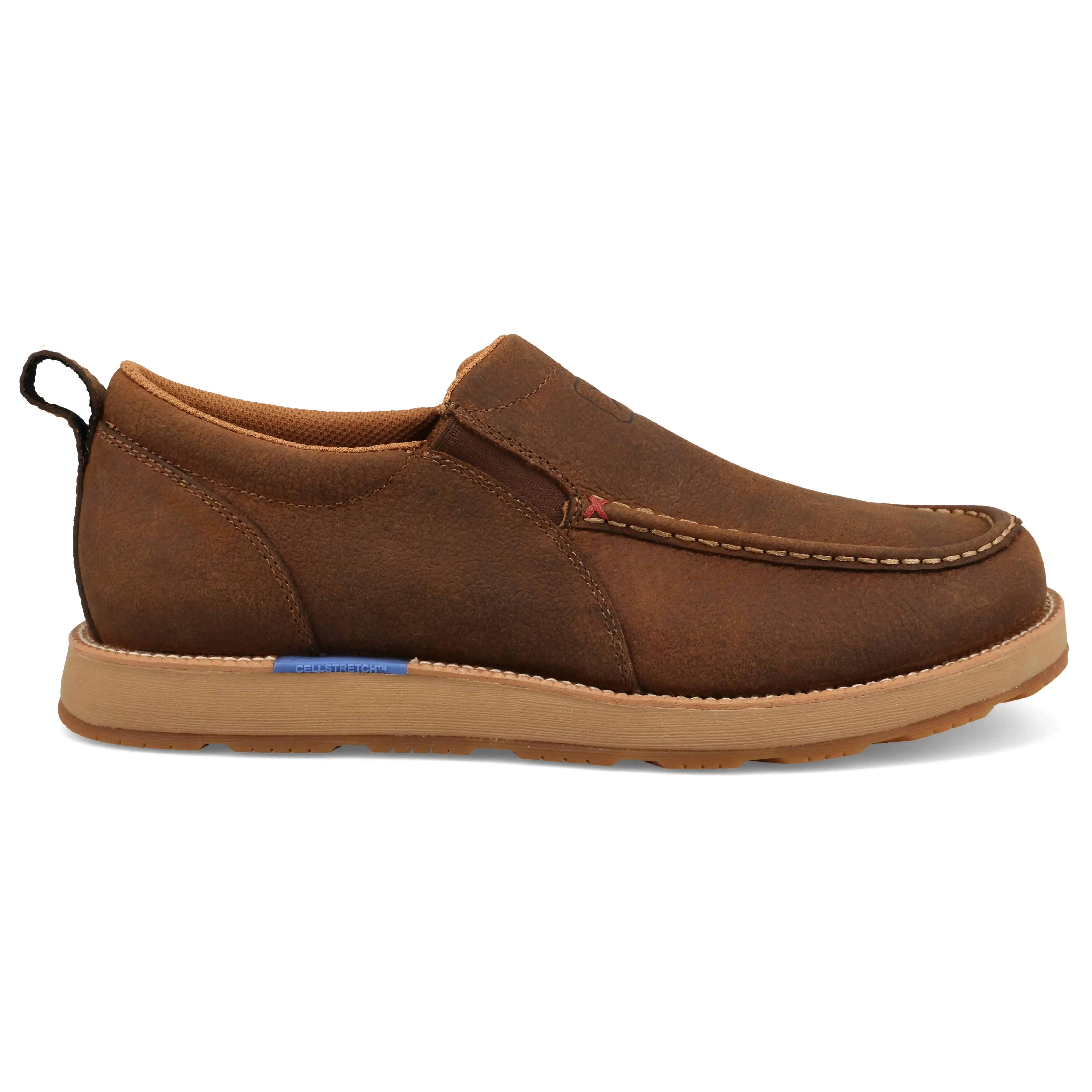 Men's Twisted X CellStretch Wedge Sole Slip-On  Built for Comfort & Durability