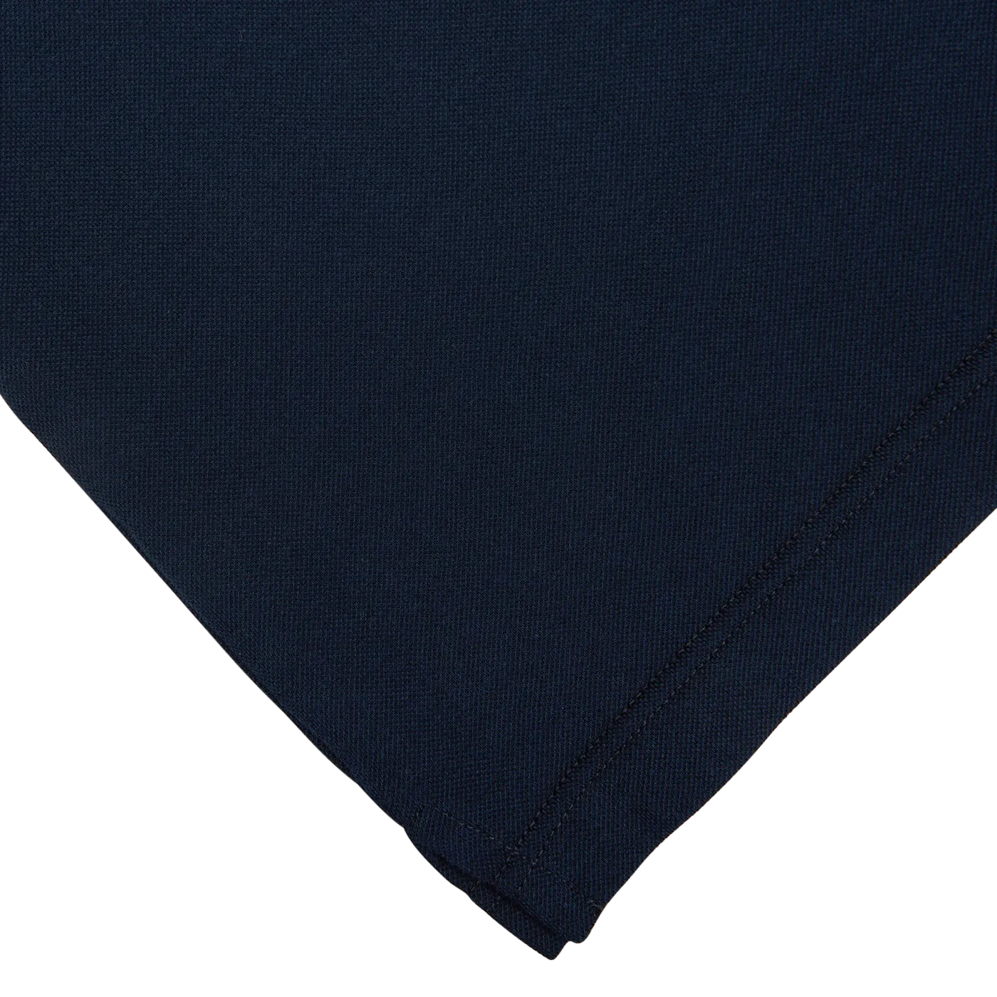 Navy Cotton Jersey Popover Shirt