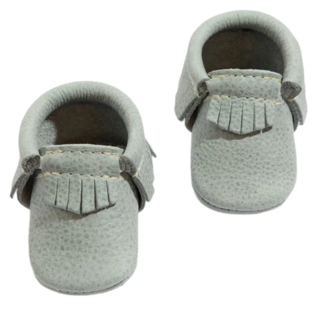 Newborn Greatest Snow on Earth Moccasin Baby Shoe