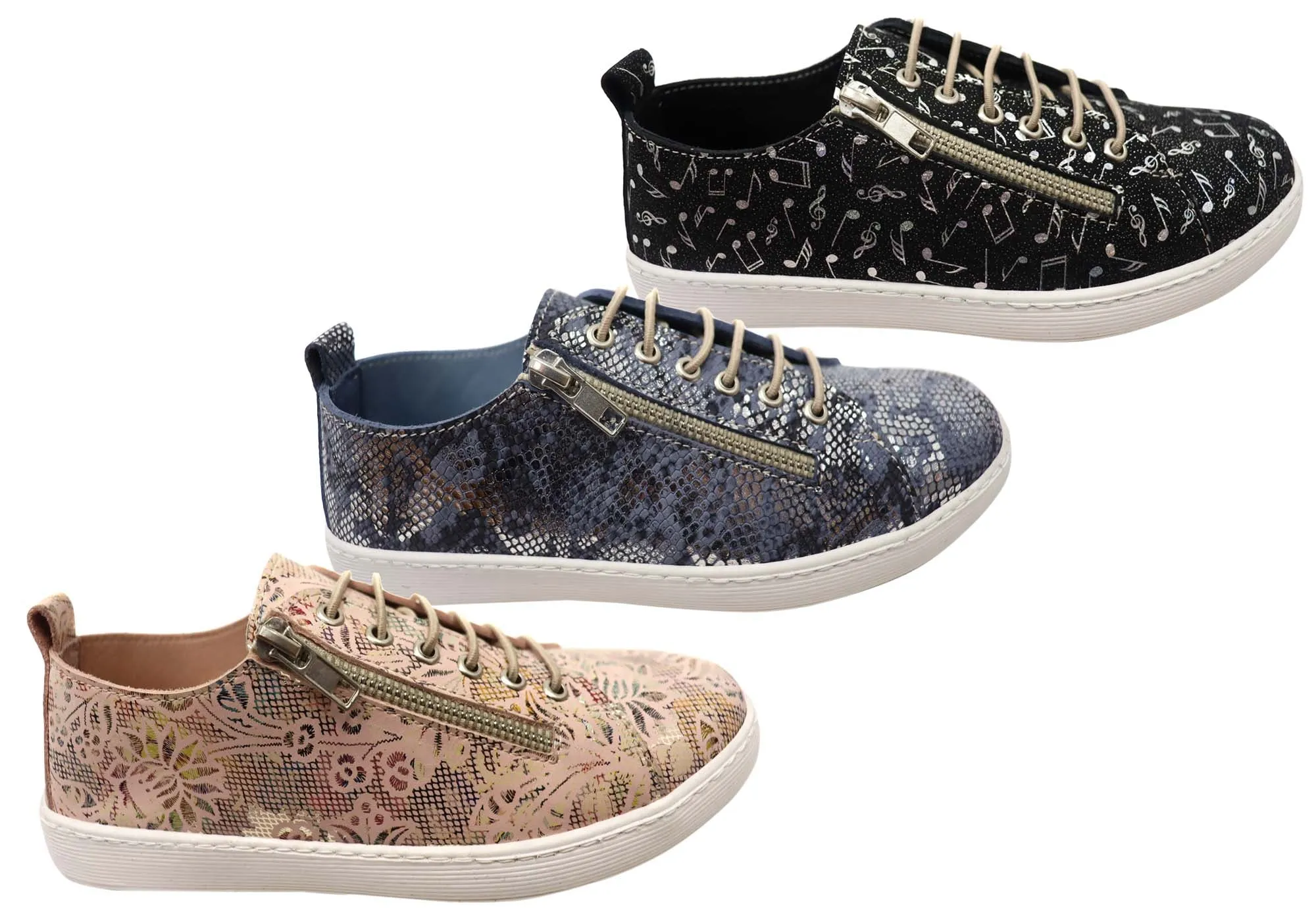 Orizonte Thalia Womens European Comfortable Leather Casual Shoes