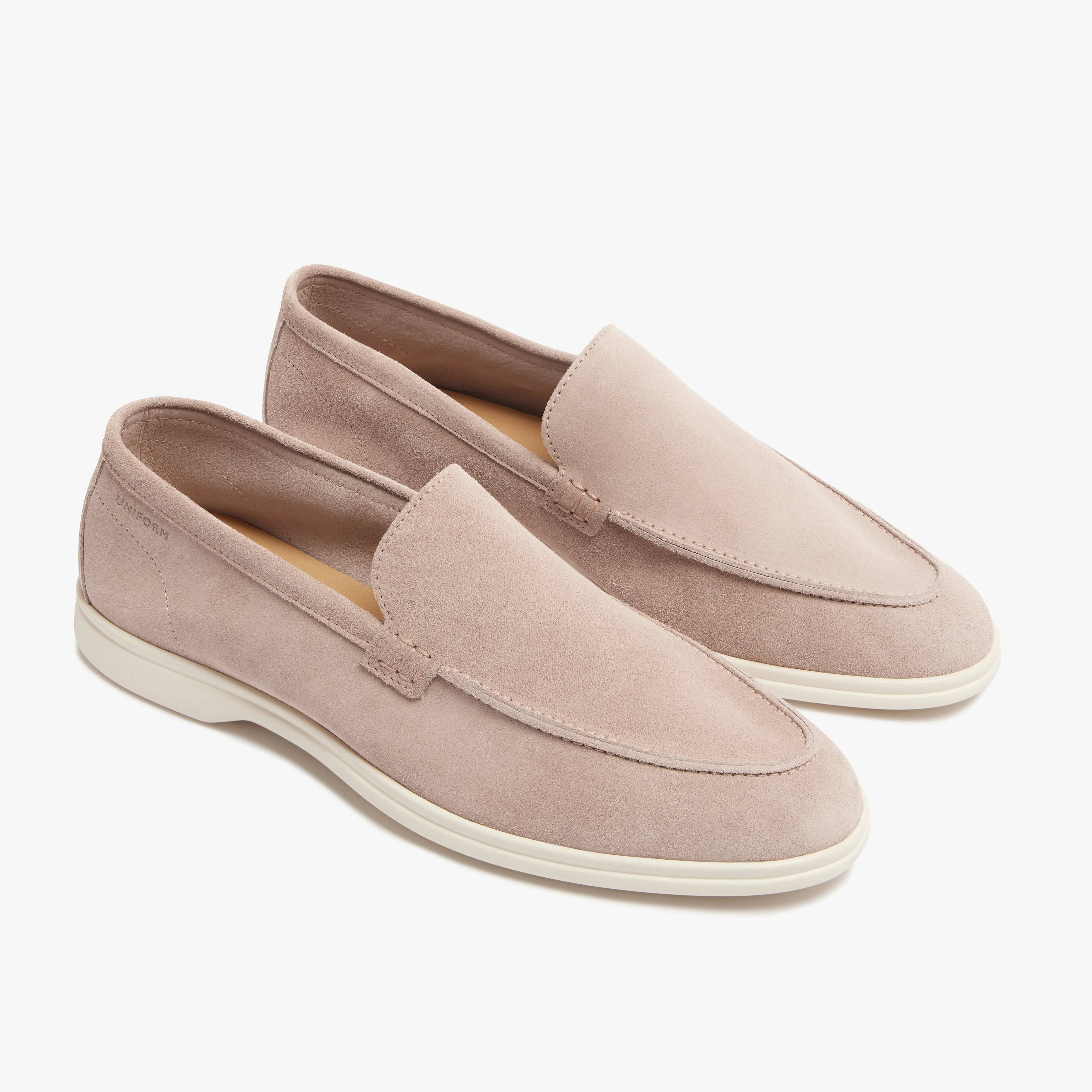 Relaxed Loafer Blush Suede Mens