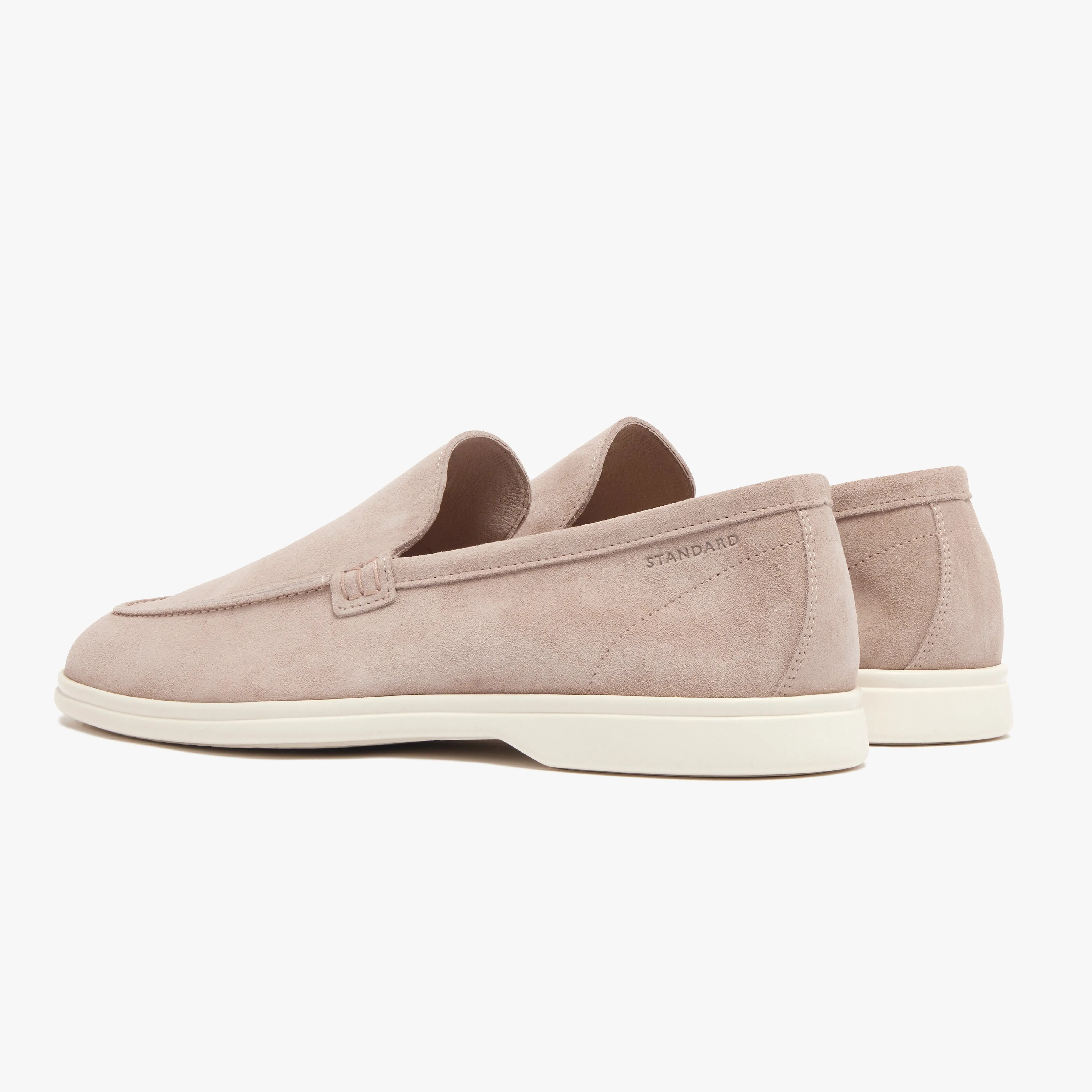 Relaxed Loafer Blush Suede Mens