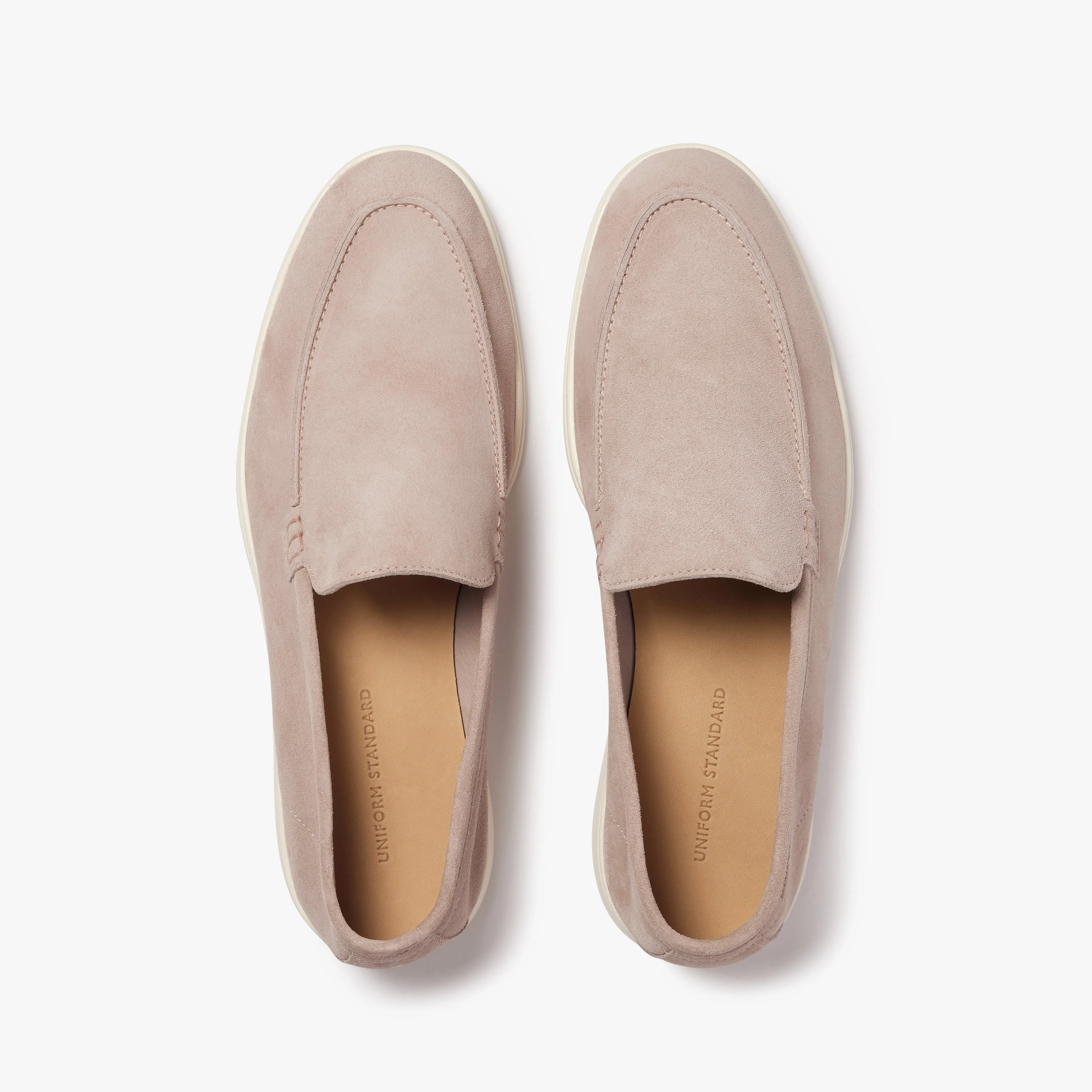 Relaxed Loafer Blush Suede Mens