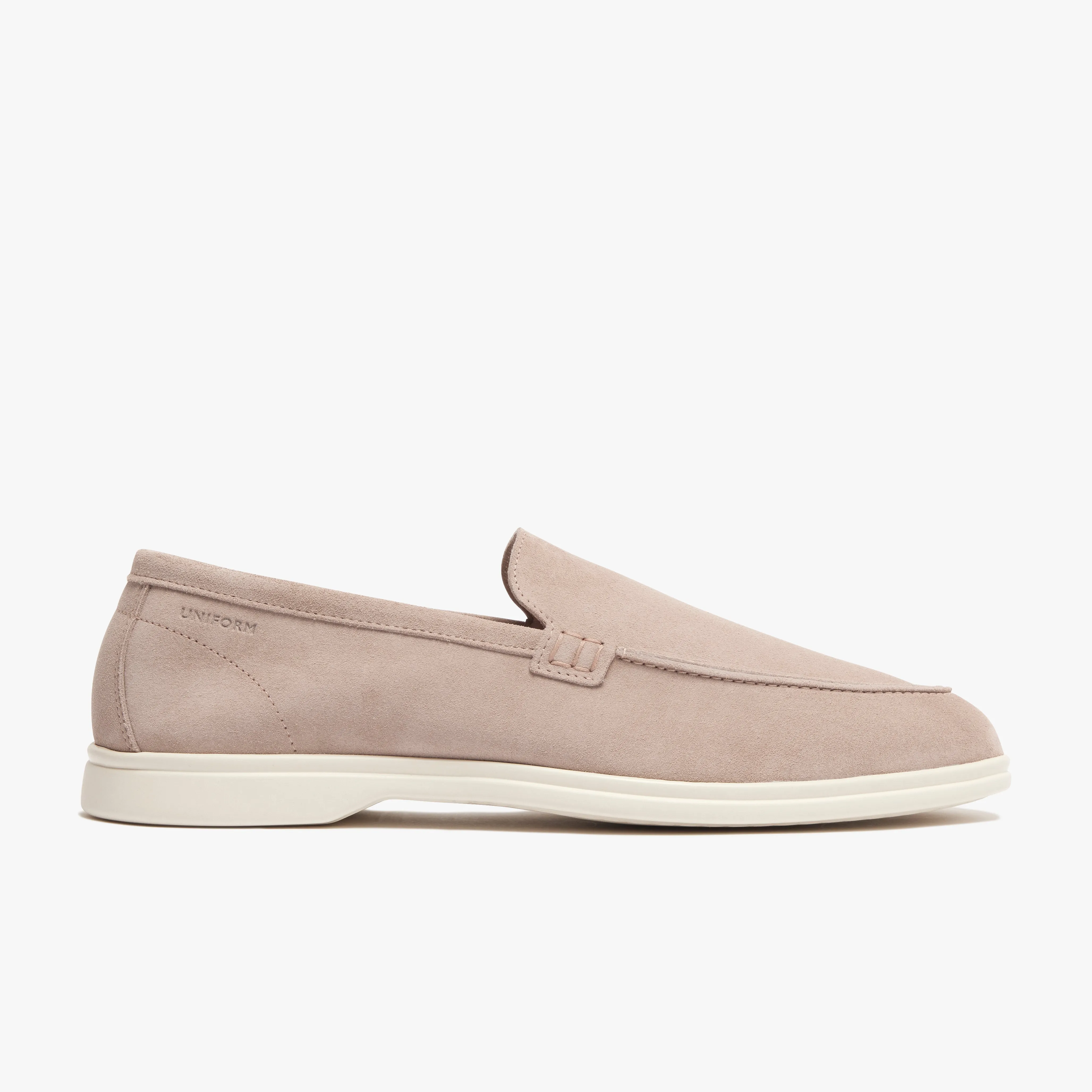 Relaxed Loafer Blush Suede Mens