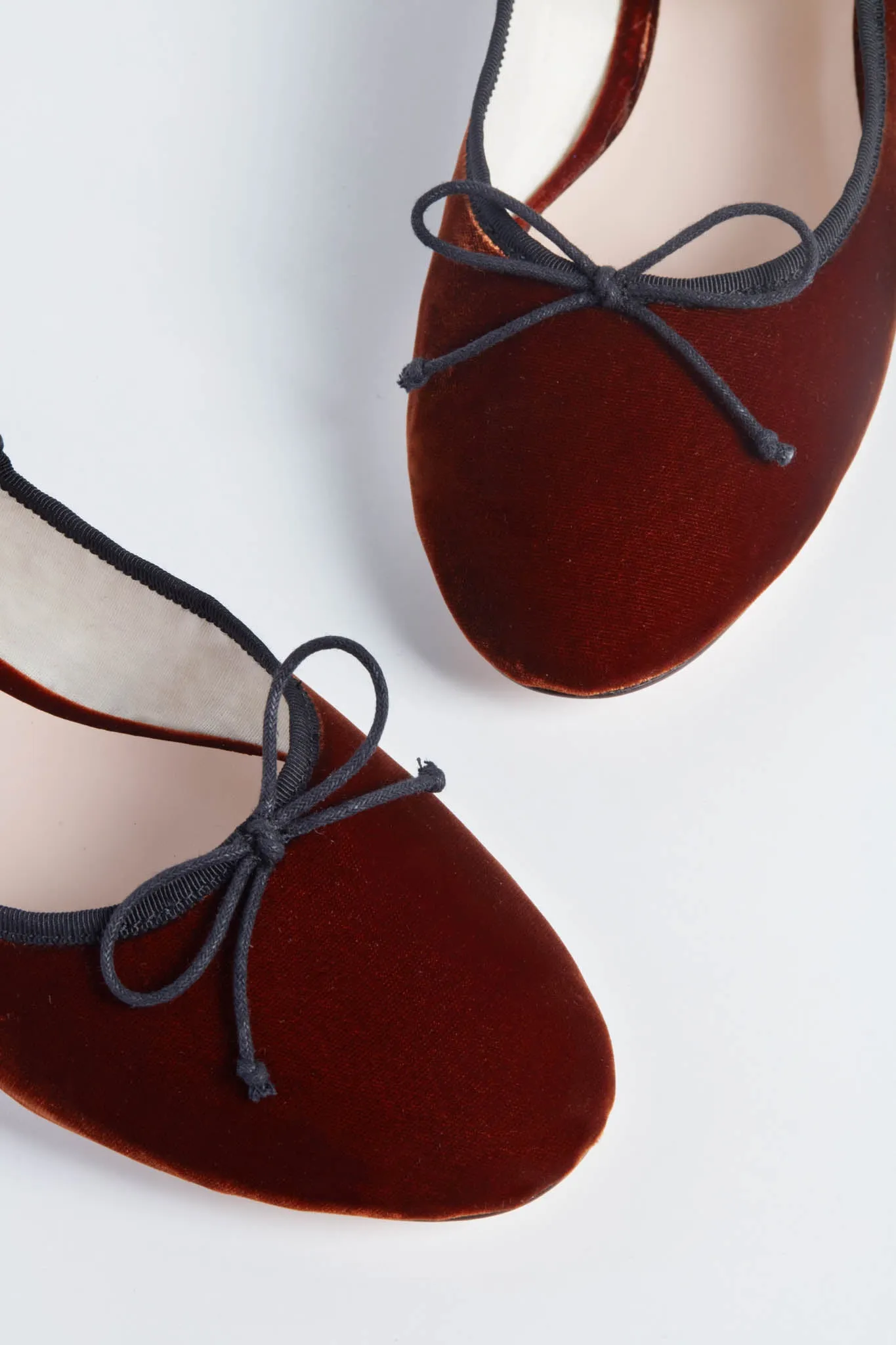 Sienna Velvet Chiara Mary Jane Flats