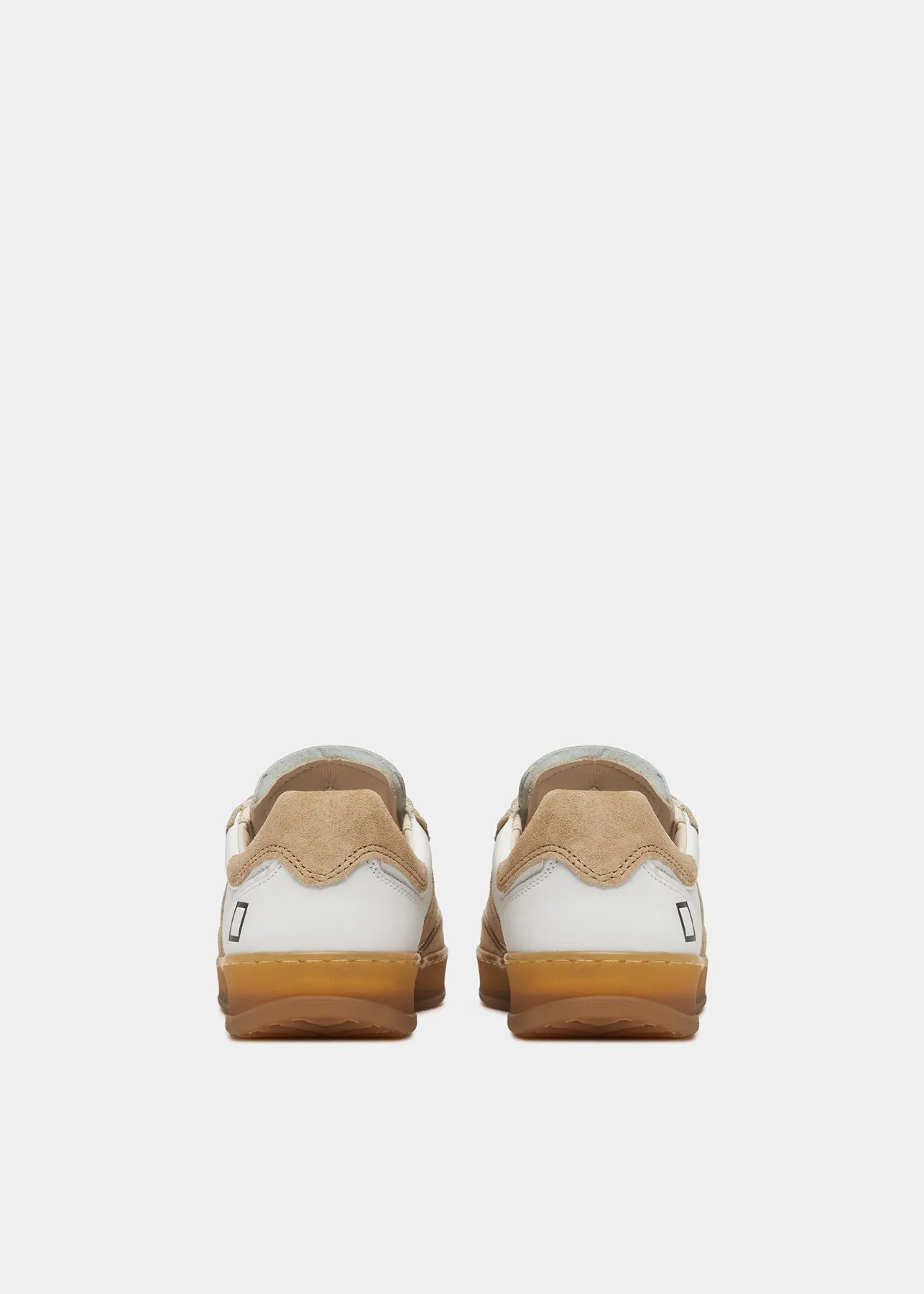 Sporty Calf Trainer - White Beige