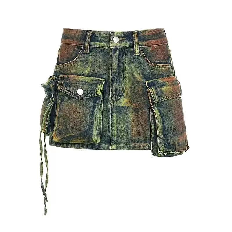 ‘Tokyo Drift’ Cargo Skirt Set