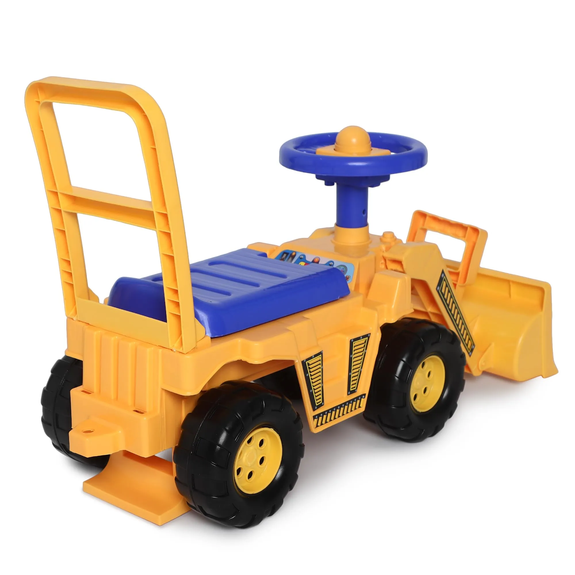 Toyzone Mini Bulldozer-50803 | Baby Car | Kids Car | Toy Car| Push Car| Storage Seat | Swing Car| Ride on Car with Horn