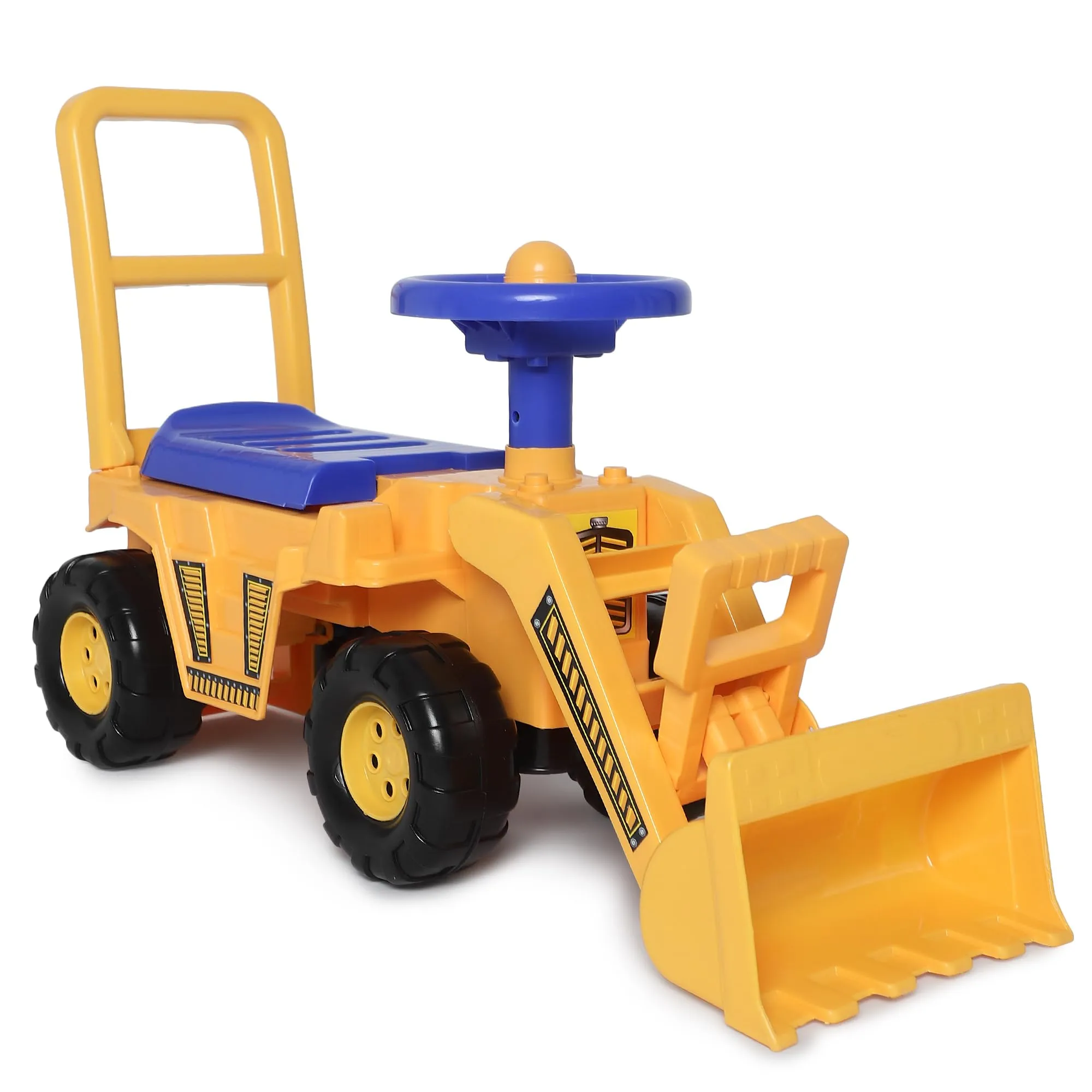 Toyzone Mini Bulldozer-50803 | Baby Car | Kids Car | Toy Car| Push Car| Storage Seat | Swing Car| Ride on Car with Horn