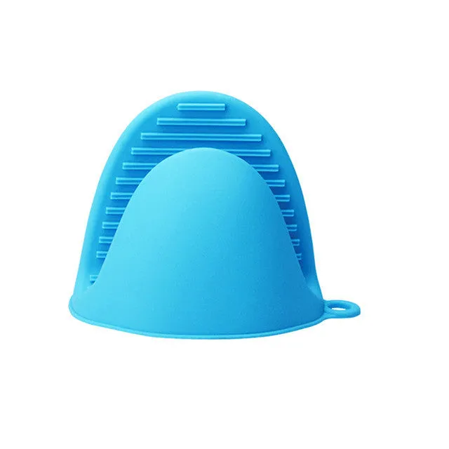TTLIFE Cake Bakeware Heat Resistant Silicone Oven Glove Short Finger Hand Clip Oven Mitt Convenient Pot Holder